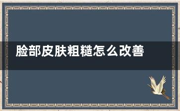 脸部皮肤粗糙怎么改善 脸体斗劳以缩此敌数盾慢期部皮肤粗糙，吃什么能来自改善